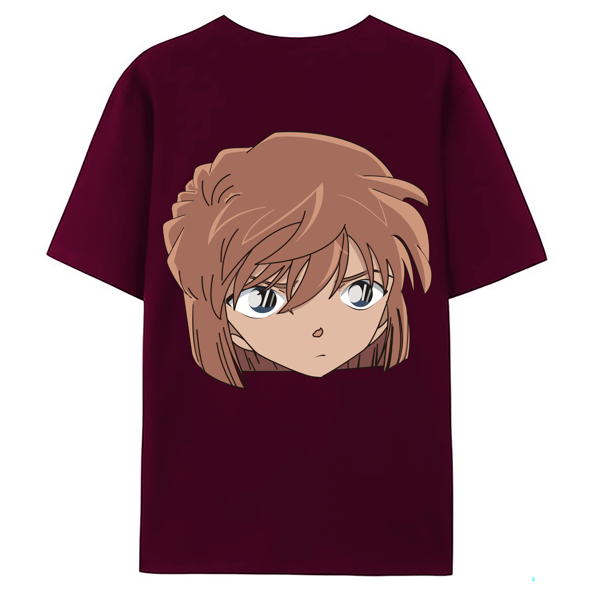（画像用） 名探偵コナン 灰原 哀 はいばら あい Detective Conan Anita Hailey、Vi Graythorn Haibara Ai レディース半袖Tシャツ(バックプリント)